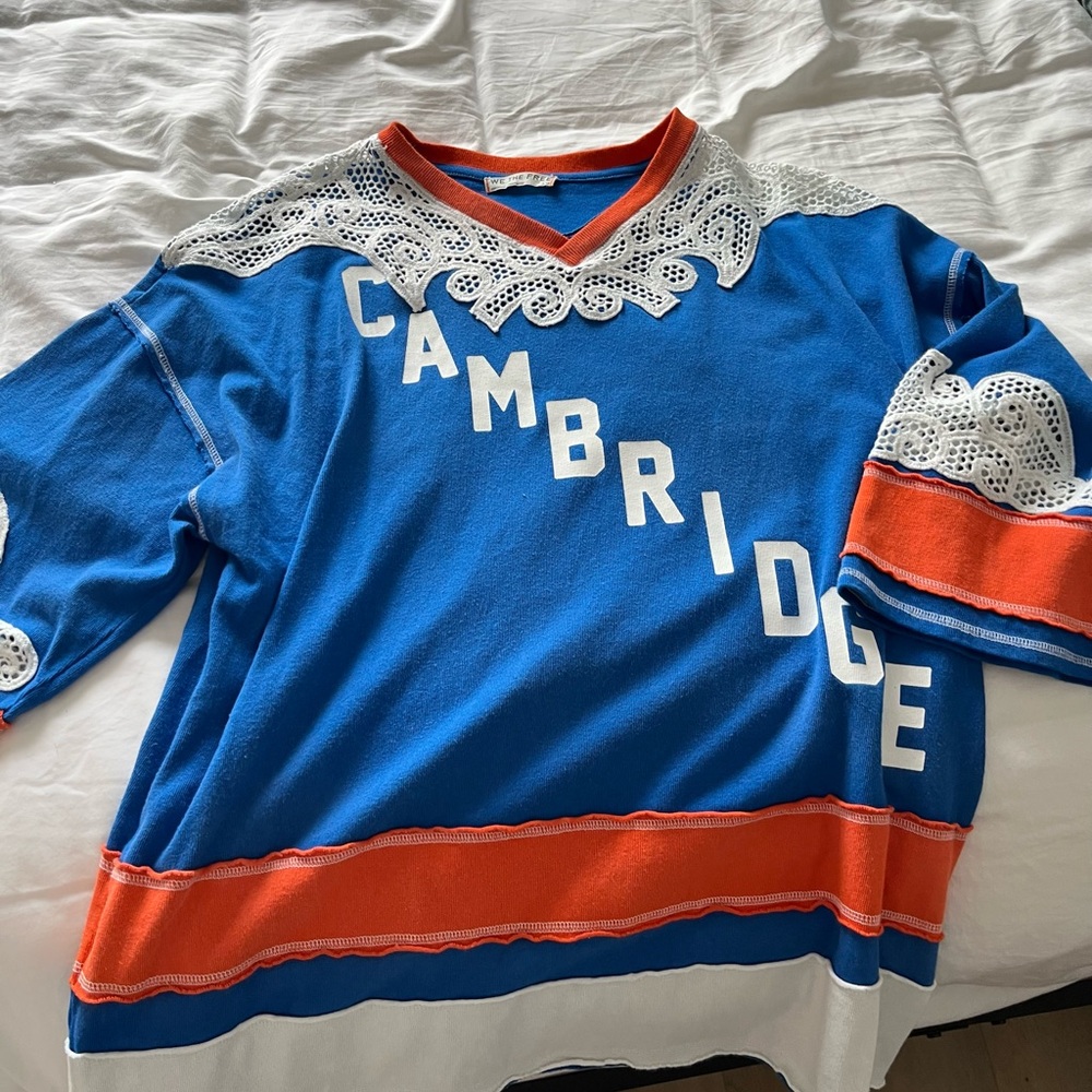 Free People Oversized Jersey Shirt